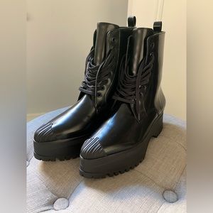 SCHUTZ Emilie Combat Boots NWOB